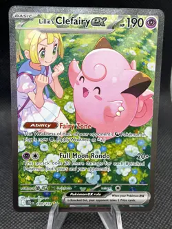 Pokemon Lillie's Clefairy ex 184/159 Journey Together SIR - Image 1