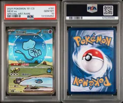 PSA 10 Pokemon Chinese Mew Ex 151C 191/151 Bubble SAR Gem Mint US Seller - Image 3