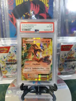 Graded PSA 6 2016 Pokemon XY - Charizard Ex - Evolutions - Image 1