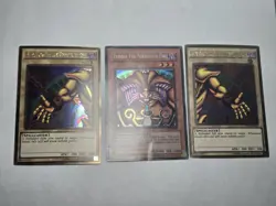 Exodia the Forbidden One YUGIOH MC1-EN001 LP + LEFT and RIGHT ARMS PGL2 NM - Image 1