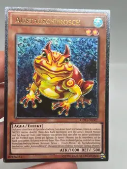 3x Yugioh! Swap Frog Ultimate Rare German OP03-DE001 OTS Pack 3 Unlimited LP - Image 4