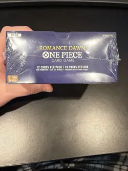 One Piece Card Game Romance Dawn OP-01 Booster Box Sealed - English White Bottom - Image 2