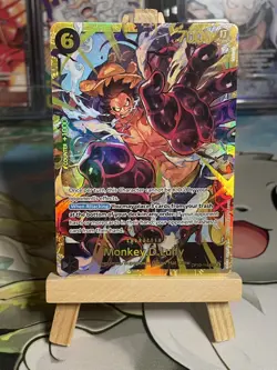 Monkey.D.Luffy OP10-118 Secret Rare Alternate Art Royal Blood NM - Image 1