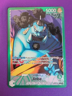 One Piece Jinbe (021) (Alternate Art) OP11-021 A Fist of Divine Speed Foil - Image 1