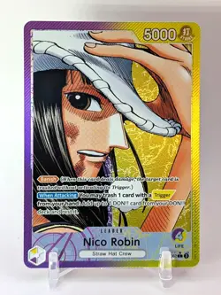 Nico Robin Alt Art Leader OP09-062 TCG One Piece Emperors In The New World - Image 1