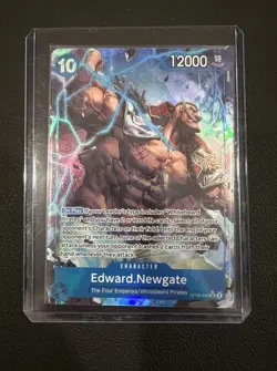 Edward.Newgate OP08-043 Super Rare Alternate Art Two Legends One Piece TCG NM - Image 1