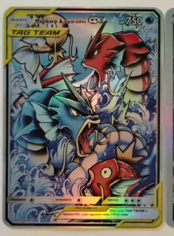 Pokemon Gyarados Magikarp Holo Cards X2 Collection Lot Of 2 Tag Team GX Shiny - Image 2