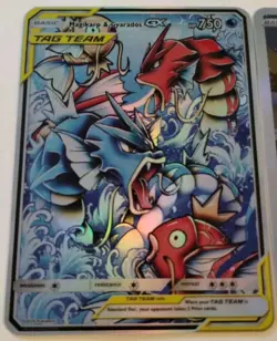 Pokemon Gyarados Magikarp Holo Cards X2 Collection Lot Of 2 Tag Team GX Shiny - Image 4