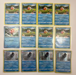 Magikarp Gyarados Lot Of 12 Reverse Holo Holo Rare Pokemon Go TCG Cards - Image 1