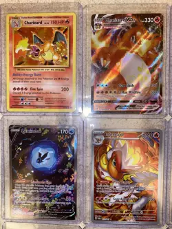 Pokemon TCG Card Collection Lot Of 12 - Charizard - Full Art - Mixed Sets -MP-NM - Image 4