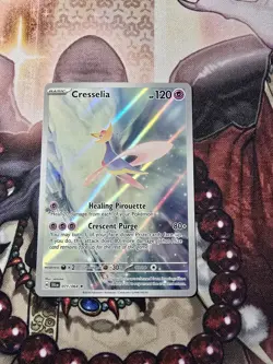 Pokemon TCG Cresselia Card 071/064 Illustration Rare, Sv: Shrouded Fable NM - Image 1