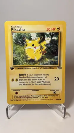 Pikachu Red Cheeks 1st Edition 60/64 - Pokemon TCG Jungle Set - Image 1