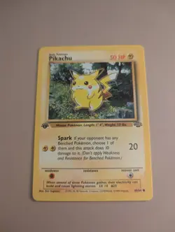 1st Edition Pikachu Jungle 1999 Red Cheeks 60/64 Pokemon Card - Image 1
