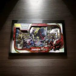 Pokemon TCG: Darkrai VSTAR Premium Collection Box New Factory Sealed 8 Boosters - Image 1