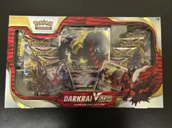 Pokemon TCG: Darkrai VSTAR Premium Collection Box New Factory Sealed 8 Boosters - Image 1