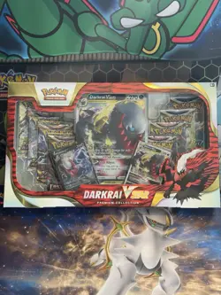 POKEMON TCG DARKRAI VSTAR PREMIUM COLLECTION BOX 2022 FACTORY SEALED - Image 1