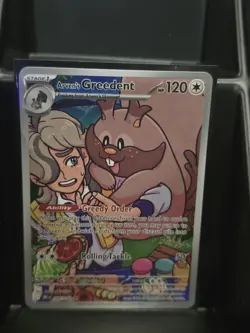 Pokemon TCG Arven's Greedent Card 205/182 Sv10: Destined Rivals NM - Image 1