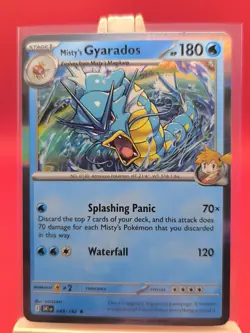 Misty's Gyarados 049/182 Destined Rivals Holo Rare Pokemon Card * New * - Image 1