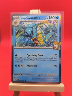 Misty's Gyarados 049/182 Destined Rivals Holo Rare Pokemon Card * New * - Image 2