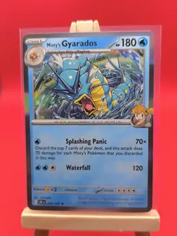 Misty's Gyarados 049/182 Destined Rivals Holo Rare Pokemon Card * New * - Image 3