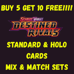 Destined Rivals Standard and Holo cards - Pokemon - BUY 5 GET 10 FREE - Image 1