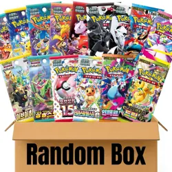 Korean Pokemon Card Random Box - Booster Pack Mixed Set Factory Sealed TCG New - Image 1