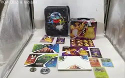 Pokemon TCG Collector Chest And Binder w/ Pokemon Cards, Stickers, And Note Pad - Image 1