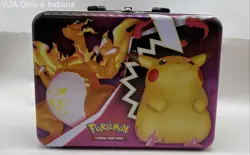 Pokemon TCG Collector Chest And Binder w/ Pokemon Cards, Stickers, And Note Pad - Image 2