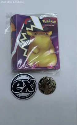 Pokemon TCG Collector Chest And Binder w/ Pokemon Cards, Stickers, And Note Pad - Image 5