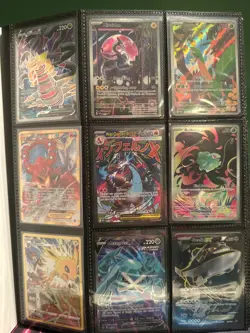 Pokemon Card Binder Collection 243 Cards Full Arts, Promos + Binder - Image 1