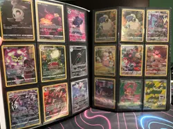 Pokemon Card Binder Collection 243 Cards Full Arts, Promos + Binder - Image 3