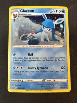 Swirl ! Glaceon SWSH192 SWSH: Sword & Shield Black Star Promo Cards Holo Pokemon - Image 1