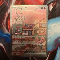Mew ex SVP 053 Pokemon TCG Scarlet Violet 151 Black Star Promo Full Art Card - Image 1