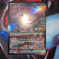 Mew ex SVP 053 Pokemon TCG Scarlet Violet 151 Black Star Promo Full Art Card - Image 2