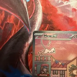 Mew ex SVP 053 Pokemon TCG Scarlet Violet 151 Black Star Promo Full Art Card - Image 4