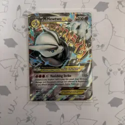 Pokemon Cards M Mewtwo EX 63/162 BREAKthrough Holo Rare EX NM - Image 1