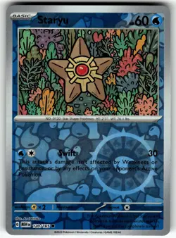 Staryu 120/165 SV: Scarlet & Violet 151 Reverse Holo NM Pokemon Card TCG - Image 1