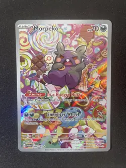 Morpeko 206/182 Paradox Rift Illustration Rare Holo Pokemon Card - Image 1