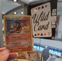 Team Magma’s Houndoom 34/95 Ex Magma Aqua Pokemon Card NM - Image 3