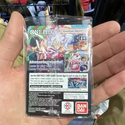 Bandai One Piece CCG Monkey D. Luffy US Voyage Promo Holo Leader Card ST10-006 - Image 2