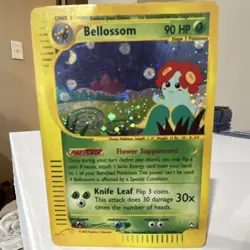 Pokemon Bellossom Aquapolis Holo Rare H05/H32 90 HP English TCG Card 2002 - Image 1