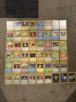 LP/NM (Unlimited) Semi Complete Pokemon TEAM ROCKET 49-Card UNCOMMON COMMON Set - Image 1