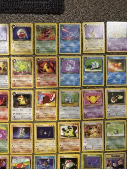 LP/NM (Unlimited) Semi Complete Pokemon TEAM ROCKET 49-Card UNCOMMON COMMON Set - Image 3