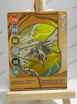 Bakugan Card - Naga - Copper Gate Card - BA312 - 21/48d - 2008 - Image 1
