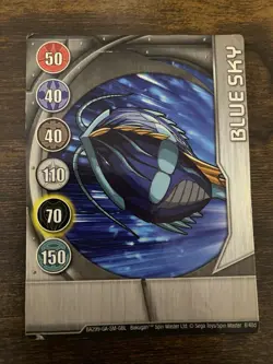 Bakugan Blue Sky 8/48d Battle Brawlers Gate Card Sega 2006 - Image 1