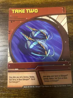 Bakugan Card - Take Two - Red Ability Card - BA320 - 29/48d - 2008 - Image 1