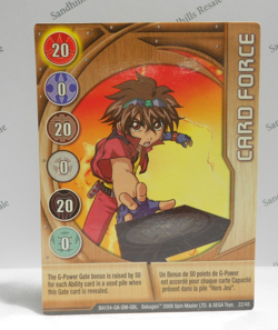 Bakugan Card - Card Force (Dan) - Copper Gate Card - BA154 - 22/48 - 2008 - Image 1