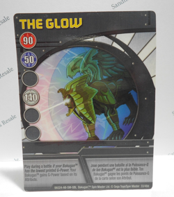 Bakugan Card - The Glow- Blue Ability Card - BA324 - 33/48d - 2008 - Image 1