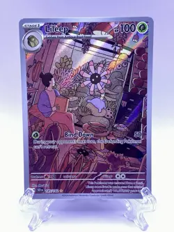 Lileep Full Art Illustration Rare Card 145/142 Stellar Crown Pokemon TCG NM - Image 1