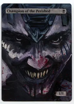 Champion of the Perished Altered Art Mtg Hand Painted Card Commander - Image 1